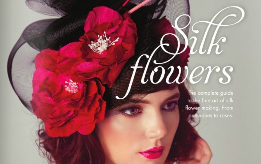 Silk Flowers making book;  design, print and distribution